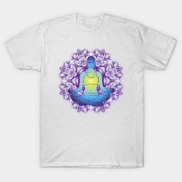 Yoga #18 T-Shirt by Olga Berlet